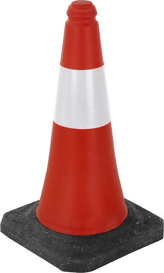 Traffic Cone Traffic Cone Post Weight 51cm Red White Heavy Base