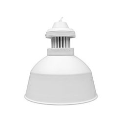 KT Lighting Φωτιστικό Καμπάνα 16.2W Θερμό Λευκό με Ενσωματωμένο LED Λευκό