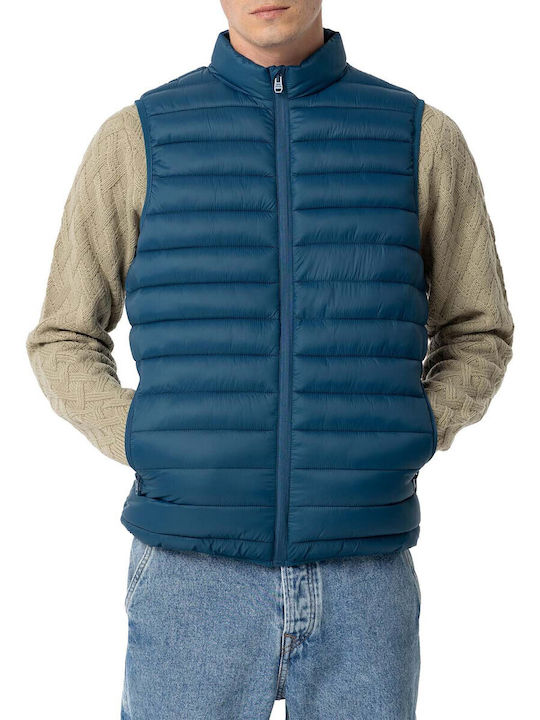 Tiffosi Αμάνικο Μπουφάν Puffer Μπλε