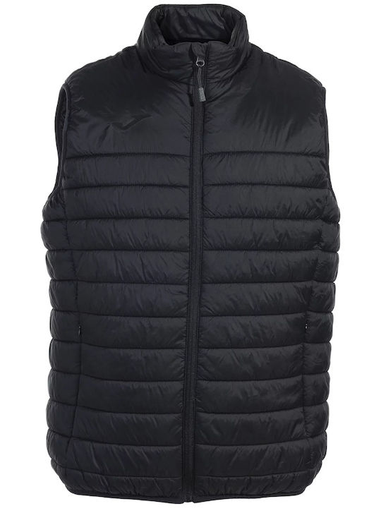 Joma Urban Αμάνικο Μπουφάν Puffer Μαύρο