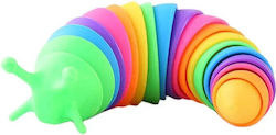 Sensory Stress Toy Flippy Fidget Toys Rainbow Caterpillar 18.6 Cm Light-up Function +3 Years Multicolor
