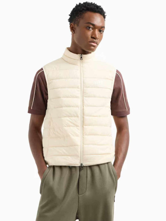 Sleeveless Jacket Puffer Off White
