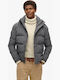 D5 Ovin Everest Short Winter Jacket Puffer Charcoal