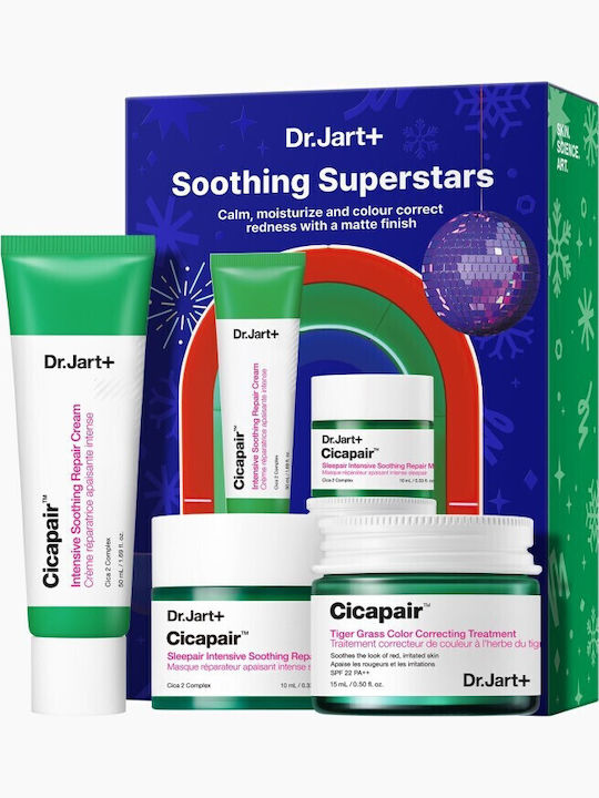 Dr. Jart+ Soothing Superstars Комплект за грижа за кожата за Хидратация 3бр