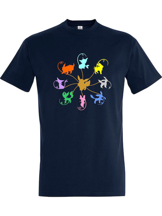 Παιδικό T-shirt French Navy Eevee Evolution Pok...