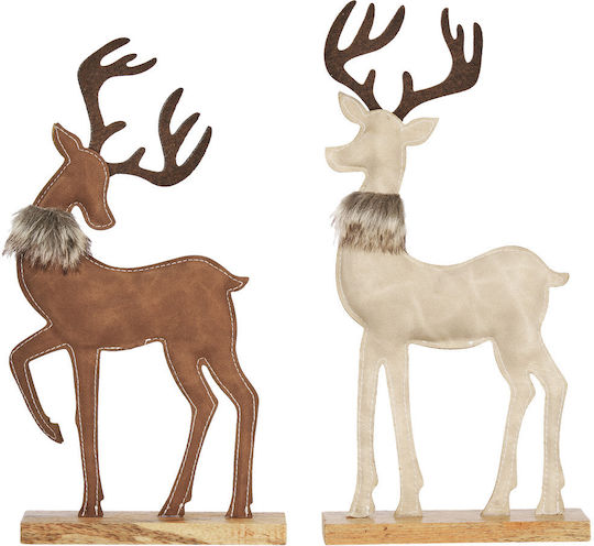 Arpimex Srl Weihnachtliche Stoff Figur Rentier Braun Höhe 29cm