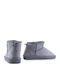 Women's Ankle Boots with Fur Gray