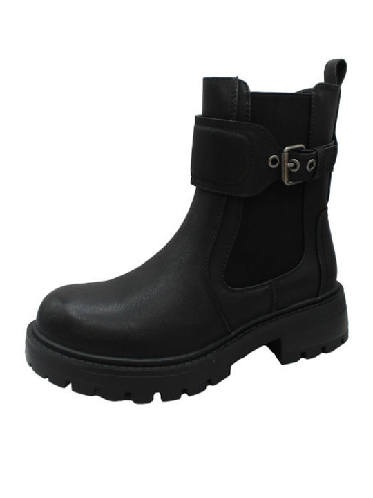 Ghete Dama Chelsea Negru