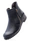 Ghete dama de piele Negru