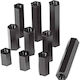 Nylon Spacer Thread M4 X 6mm Female Female Motherboard PCB 1pc Black OEM