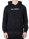 Sweatshirt mit Kapuze Schwarz