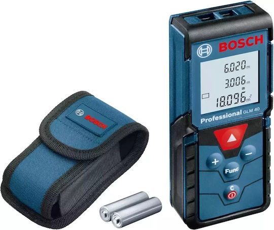 Bosch Laser Entfernungsmesser GLM 40 Professional mit einer Messreichweite von bis zu 40m