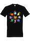 Παιδικό T-shirt Black Eevee Evolution Pokemon