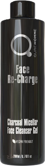 Qure Charcoal Micellar Micellar Water Makeup Remover Face 200ml