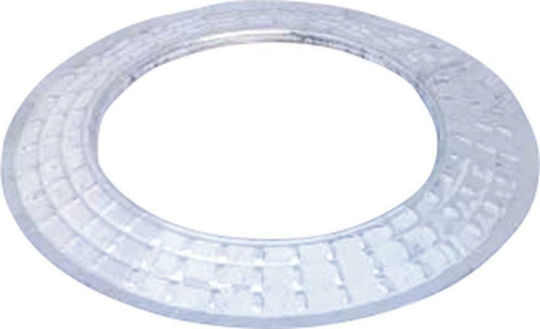 Klapakis Chimney Rosette Collar Metallic 120mm White
