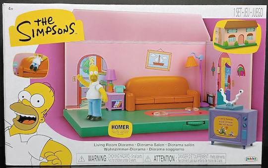 Jakks Pacific Simpsons House Living Room Diorama (Διάφορα Σχέδια)