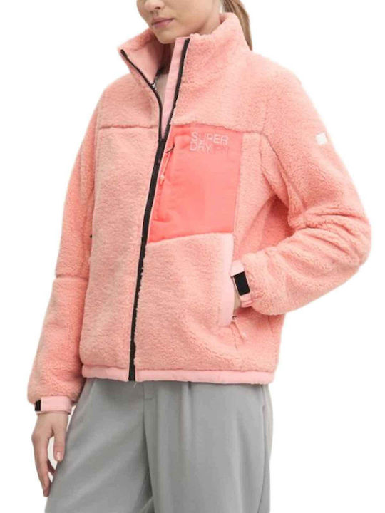 Fleece Γυναικεία Ζακέτα Soft Pink