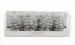 Atmosphera Christmas Silver Candle