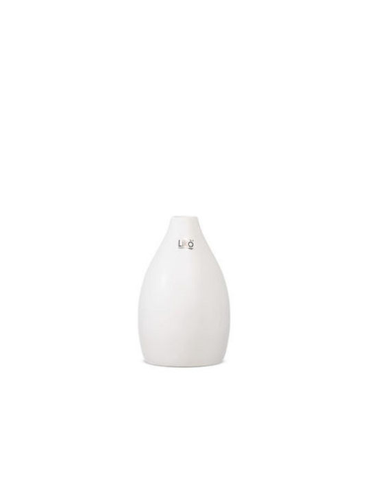 Fankon Flowers Decorative Vase Celestia White 10.5x10.5x16cm