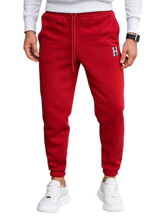 Henry Clothing Jogginghose mit Gummizug Red