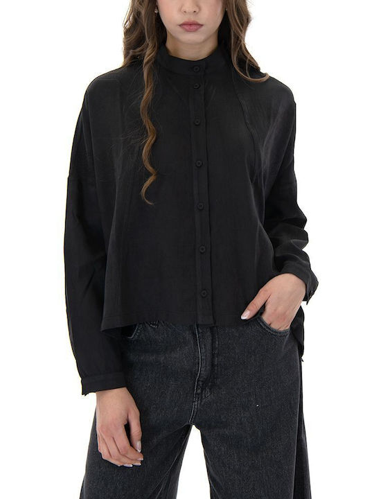 Namaste Women's Long Sleeve Shirt Black