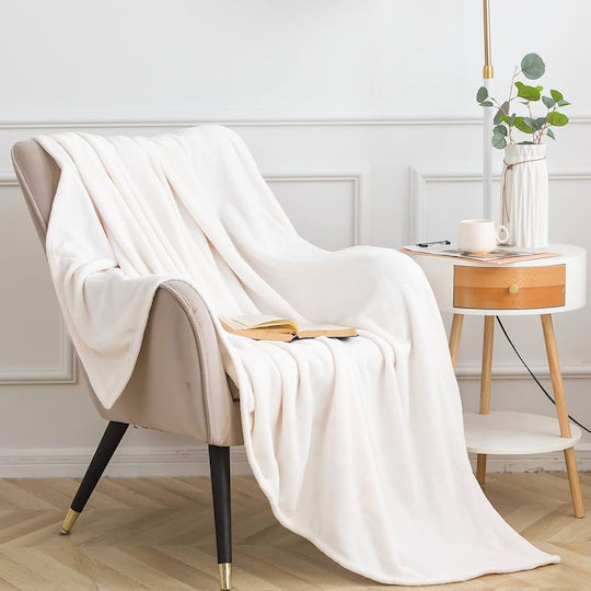 Astron Italy Πολυθρόνας Π130xΜ160cm White