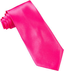 Neon Pink Satin Tie Accessory