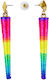 Neon Multicolored Earrings Accessories