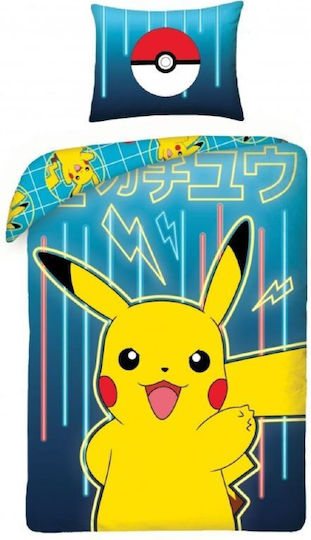Pokemon Set Kids Duvet Cover Single Multicolour