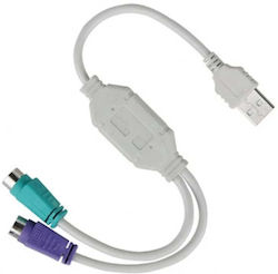 Ps2 Usb Cable Cord Adapter Keyboard Mouse Ps 2 Interface Built-in Usb Controller Support Ps2 Port