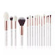 Professional Set with Makeup Brushes and Sponges for Foundation 15pcs