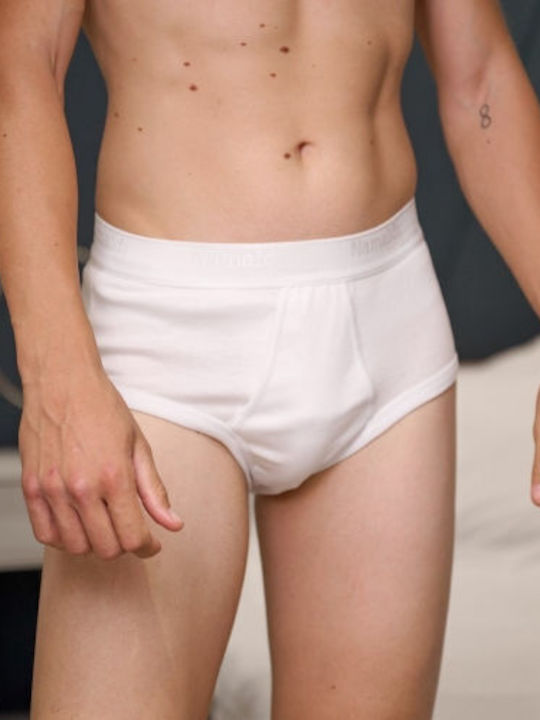 Herren Slips White mit Mustern 1Packung