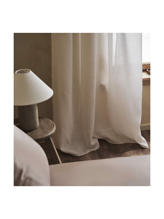 Gofis Home Κουρτίνα με Τρέσα Maisy Μπεζ 140x280εκ.