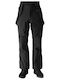 4F 4FWAW24TFTRM0713-20S Men's Trousers for Ski & Snowboard Black