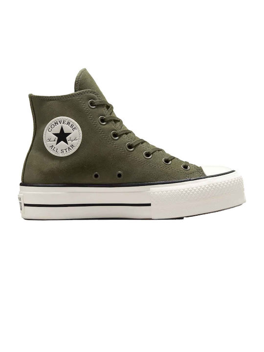 Converse Flatforms Boots Green