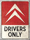 Nostalgic Μεταλλικό Μαγνητάκι Citroen Drivers Only