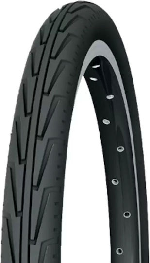 Michelin-brn Bicycle Tire 24x1 3/8 600 A Comfort 37-541 Black-White