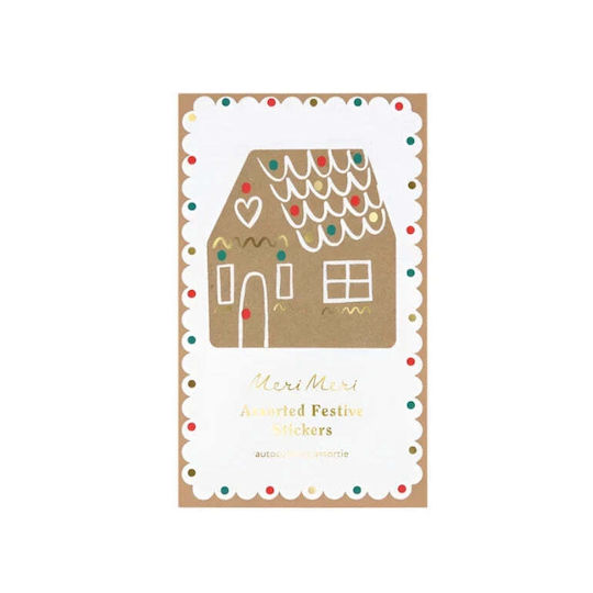 Meri Meri Crăciun Autocolante 6x7.6cm. 190buc
