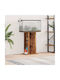 Vidaxl Aquarium Stand Old Wood Look 36x60.5x72.5 cm Processed Wood Brown
