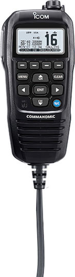 Icom Αδιάβροχο Μικρόφωνο Τηλεχειρισμού Ενσωματωμένο Ηχείο Commandmic Hm-229b