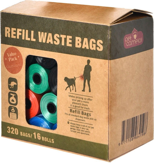 Pet Camelot Hygienebeutel 0,01mm 320 Beutel 16 Rollen 6419