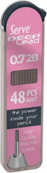 Serve 48 Συσκευασίες x 80 Μύτες Μολυβιού Τύπου 2B Ροζ Serve 48 Συσκευασίες x 80 Μύτες Μολυβιού Τύπου 2B Ροζ