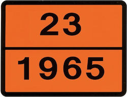 Hico LKW-Warnschild ADR-Platte 23-1965 30x40 cm LPG