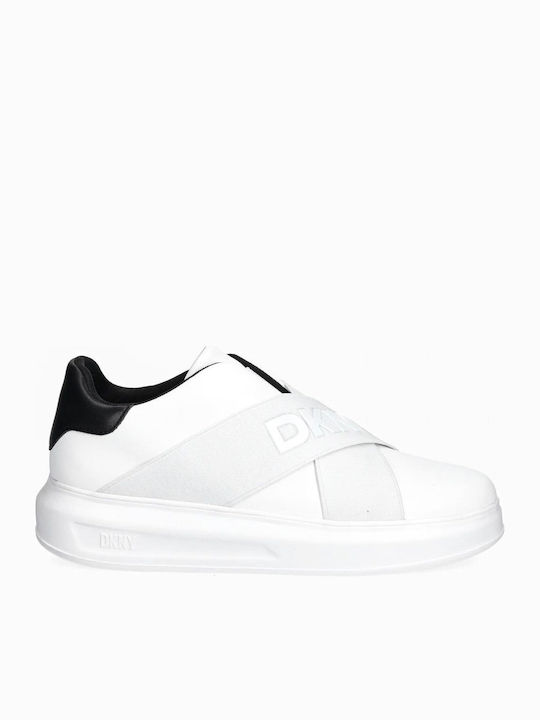 DKNY Jaye Adidași Pentru Femei Alb-Negru