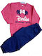 Kids Sweatpants Set Coral 2pcs