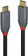 Lindy USB 3.2 Video Cable USB-C male - USB-C 100W PD Μαύρο 2m 36903