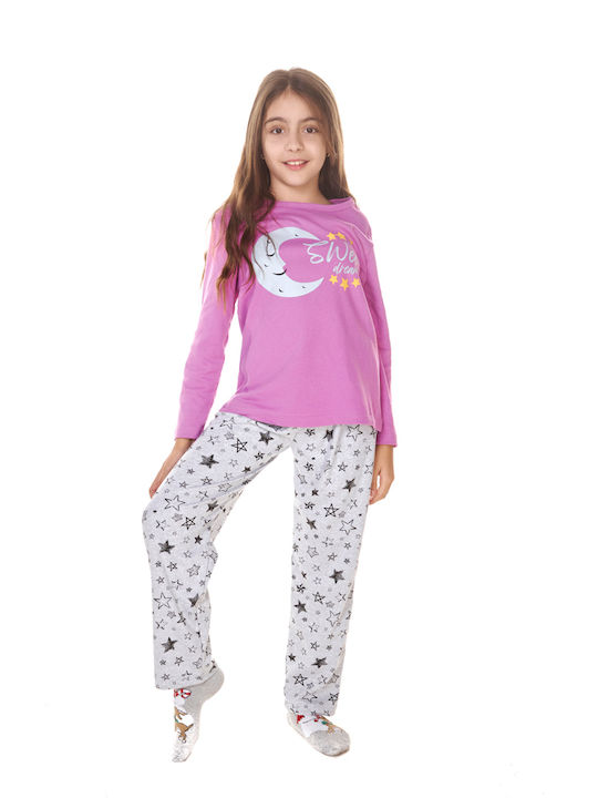 Comfort Kids Pyjamas Fuchsia