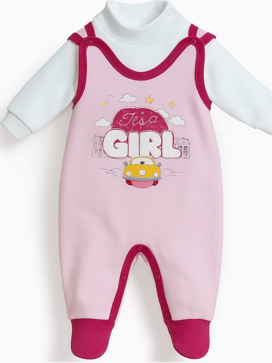 Domina Set Onesie Pink