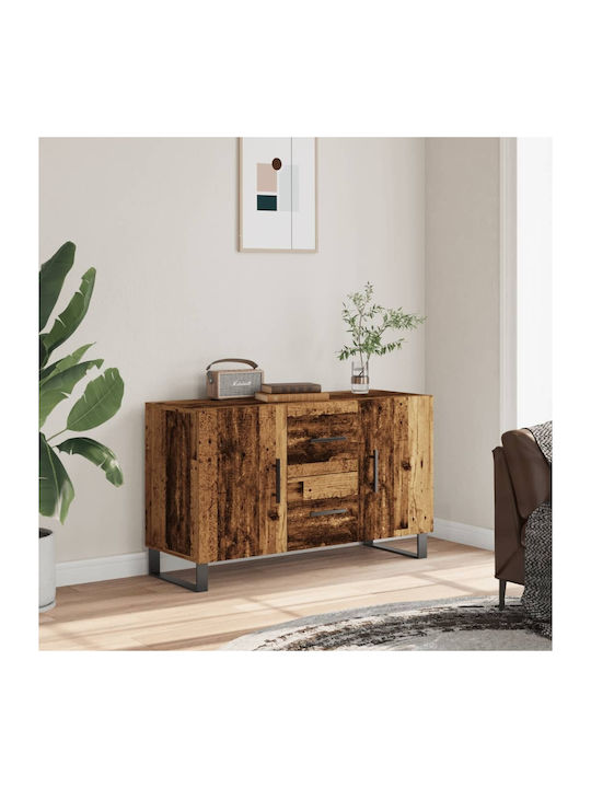 Sideboard made of Wood & Metal with Drawers Cof...