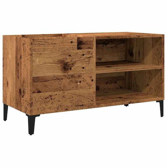 vidaXL Мебел за Hi-Fi Кафяв 38x84.5x48см